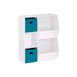 3pc Kids' Floor Cabinet With 2 Bins Set - RiverRidge Home -Children's Home GUEST eebb8edb 8c74 4a76 b2b3 69a0a4d47922