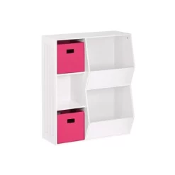 3pc Kids' Floor Cabinet With 2 Bins Set - RiverRidge Home -Children's Home GUEST f0501c34 752d 48bd 90e0 de3f1af6f4b7