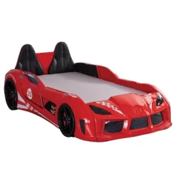 Twin Tarryton Car Bed With LED Lights And Sound - MiBasics -Children's Home GUEST f269cedc 1343 48da 8d88 86575578f76b