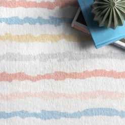 NuLOOM Alise Kids Striped Nursery Or Playroom Area Rug 15 NuLOOM Alise Kids Striped Nursery Or Playroom Area Rug -Children's Home GUEST f459925c 5d73 46e9 acfa 6349cac93a9b