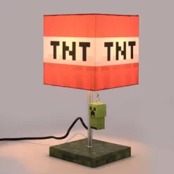 Minecraft TNT Table Lamp (Includes LED Light Bulb) -Children's Home GUEST f78c5fb8 1b95 4d27 85a7 7ae37b6de4c9
