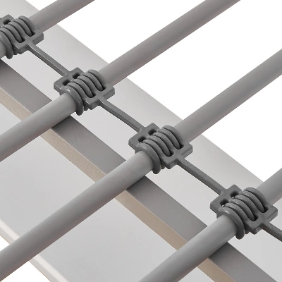 Emma And Oliver Metal Loft Bed Frame With Desk, Protective Guard Rails And Ladder For Kids, Teens And Adults 10 Emma And Oliver Metal Loft Bed Frame With Desk, Protective Guard Rails And Ladder For Kids, Teens And Adults - Image 8