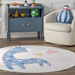 NuLOOM Ariella Giraffe Kids Machine Washable Area Rug -Children's Home GUEST fa6656a0 54c1 4fca 9a0f 227879a45fc9
