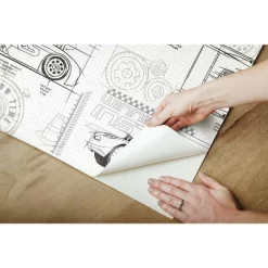 Disney Pixar Cars Schematic Peel And Stick Wallpaper - RoomMates -Children's Home GUEST fa68d6c9 7aef 40cb ab08 1ecbbc550da4