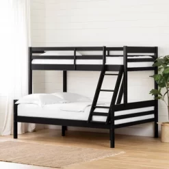 Induzy Solid Wood Bunk Beds Matte Black - South Shore