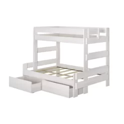 Max & Lily Farmhouse Twin Over Full Bunk Bed With Storage Drawers -Children's Home GUEST fbcf7ff7 9c29 426c 90ae 1ea058376dfc