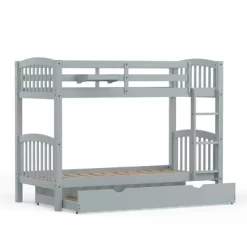 Glenwillow Home Arca Solid Wood Twin Over Twin Bunk Bed -Children's Home GUEST fc98c6f0 af0f 466e b351 4ac9a795bab7