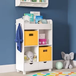 Kids' Book Nook Cubby Storage Cabinet With Bookrack - RiverRidge Home -Children's Home GUEST fda9b03e b864 42a5 9664 6b841f3f648f