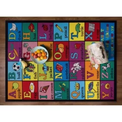 World Rug Gallery Kids Educational Learning Alphabet Non Slip Area Rug 13 World Rug Gallery Kids Educational Learning Alphabet Non Slip Area Rug -Children's Home GUEST fdb7cdd4 ed4a 4aa6 9152 a41f7761c26d